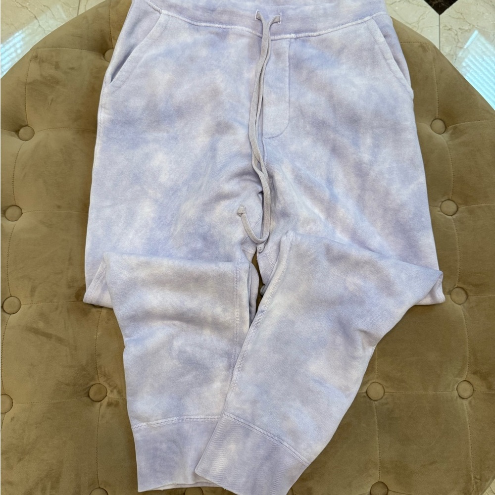 Nili Lotan Nolan Knit Lavender Joggers